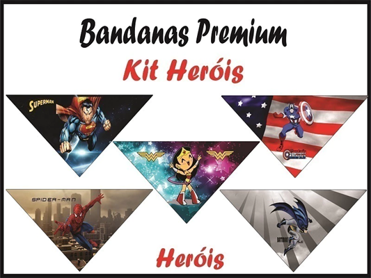 BANDANA PREMIUM HEROIS COM 20