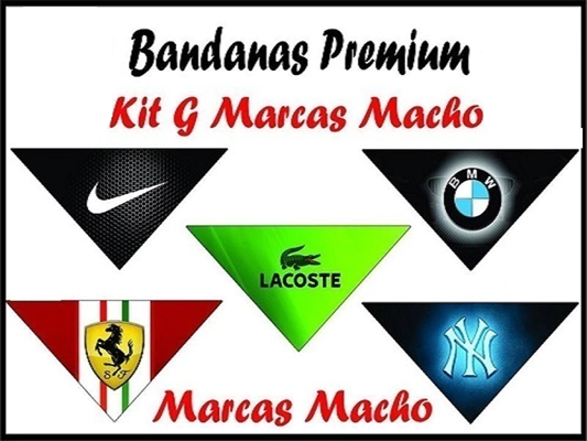 BANDANA GRANDE MARCAS MACHO COM 10
