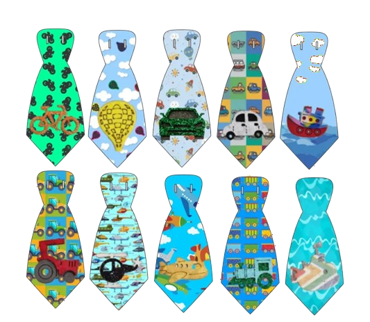 GRAVATA MACHO MÉDIA - 10 UNIDADES