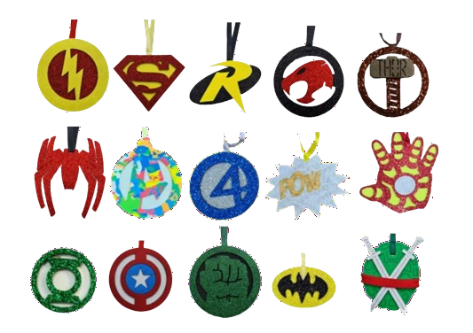 PINGENTE SUPER CÃO - 5 UNIDADES