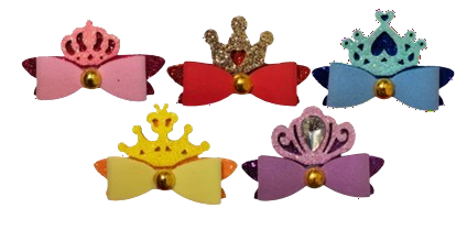 LAÇO COLANTE COROA - 10 UNIDADES