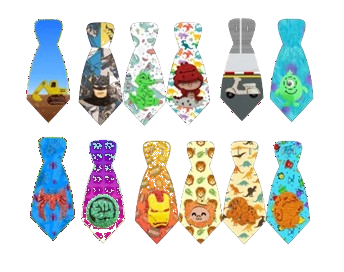 GRAVATA GRANDE MISTA - 10 UNIDADES