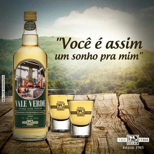 CACHAÇA VALE VERDE PREMIUM - 1000ML
