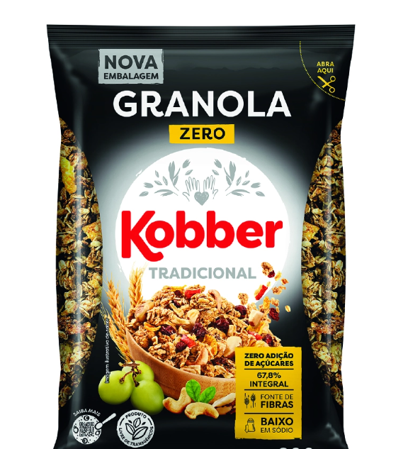 GRANOLA ZERO AÇUCAR TRAD KOBBER 250G