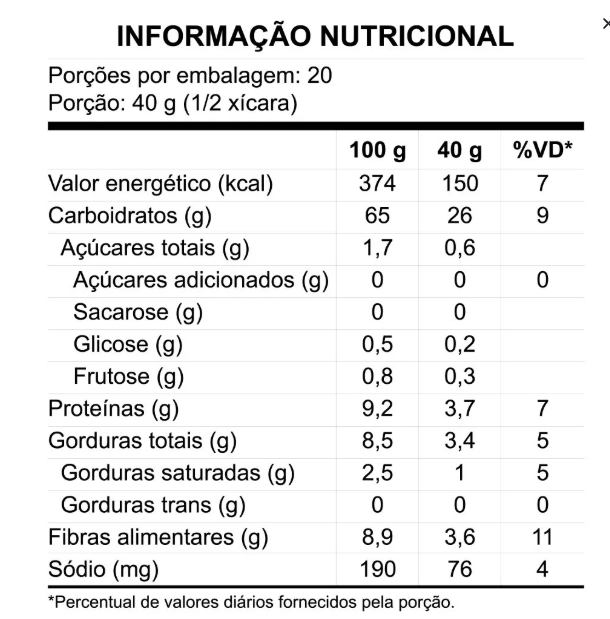 GRANOLA ZERO AÇUCAR TRAD KOBBER 250G