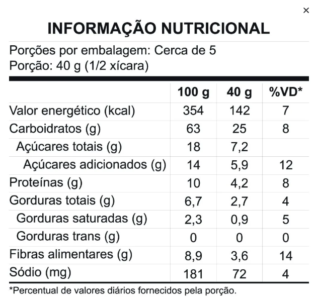 GRANOLA COCO SEMENTE DE ABOBORA KOBBER 210G