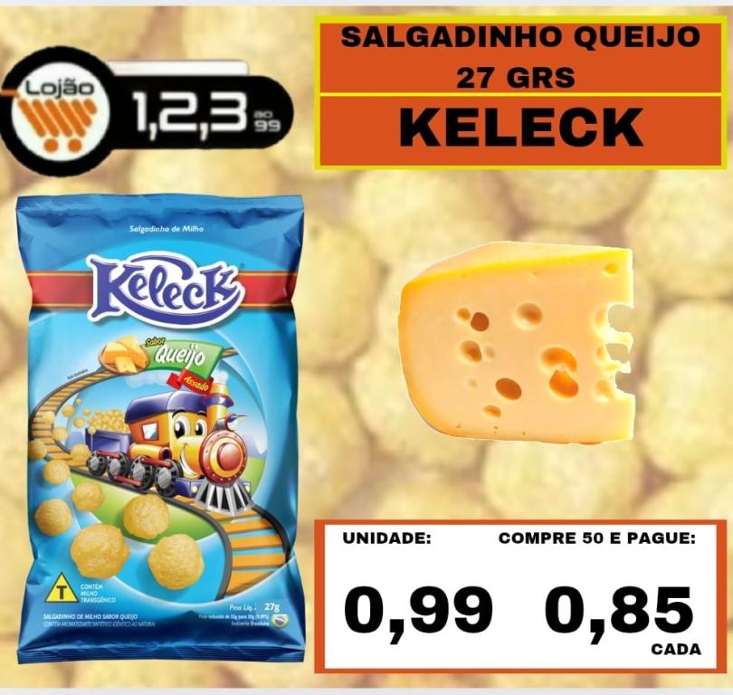 MERCEARIA - KELECk -  27grs SALGADINHO QUEIJO