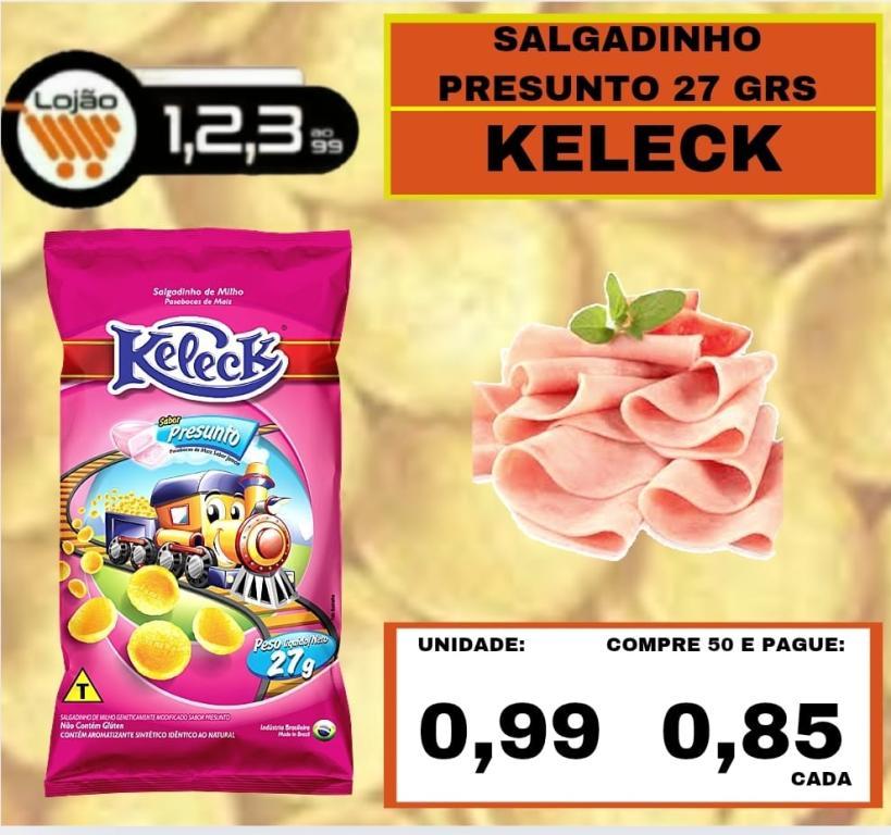 MERCEARIA - KELECk -  27grs SALGADINHO PRESUNTO