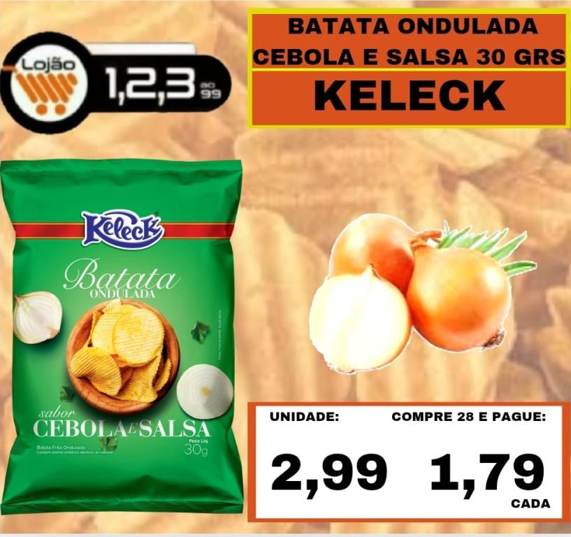 MERCEARIA - KELECK - BATATA CEBOLA E SALSA 30 grs