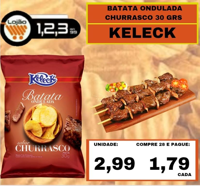 MERCEARIA - KELECK - BATATA CHURRASCO 30 grs
