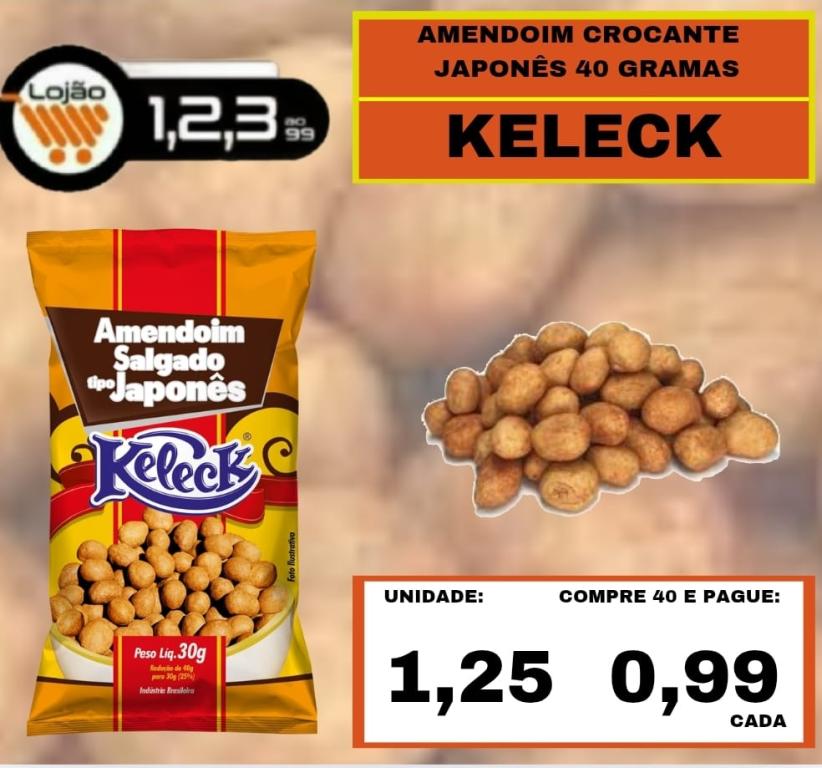 MERCEARIA - KELECK - AMENDOIM JAPONÊS 30grs