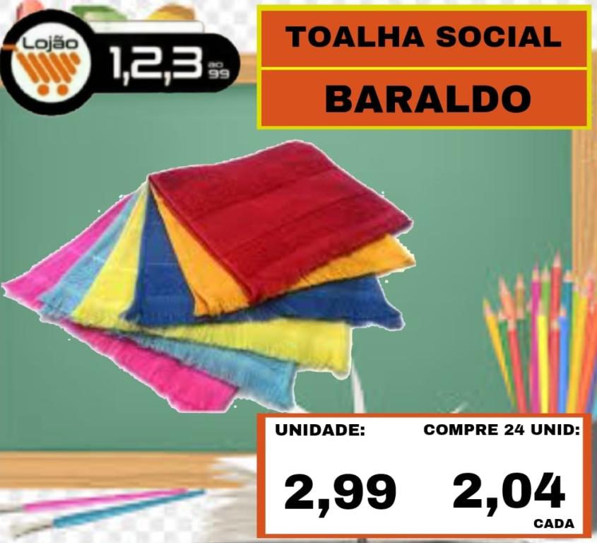 HIGIENE - BARALDO - TOALHA SOCIAL