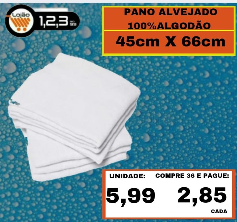 LIMPEZA - PANO ALVEJADO DUPLO