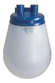 DEPOSITO DE VACUO TIPO GOTA UNIVERSAL COM TAMPA AZUL