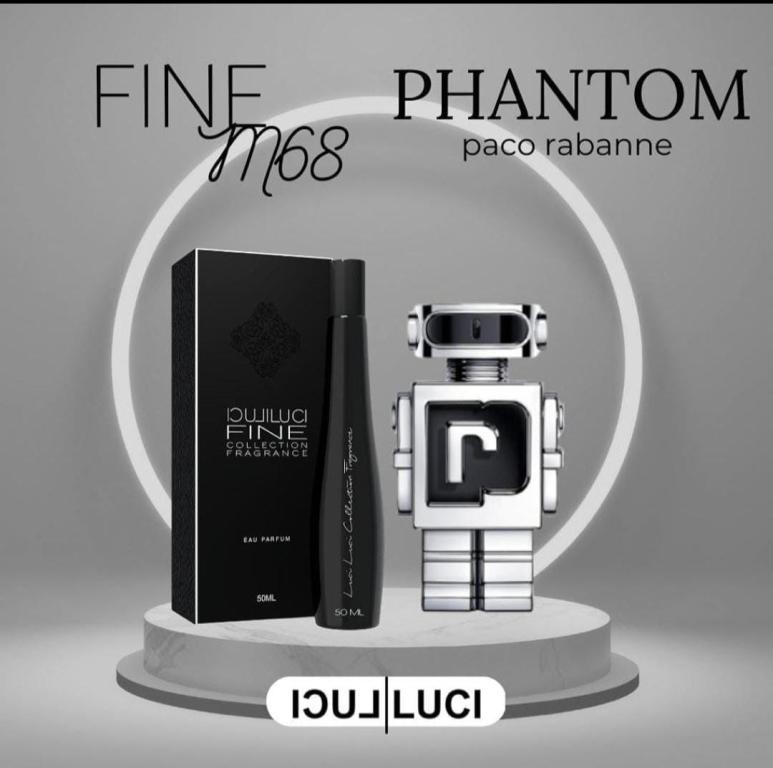 FRAGRÂNCIA FINE M68 50ML (INSPIRAÇÃO PACO RABANNE PHANTOM)