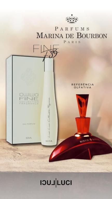 FRAGRÂNCIA FINE F39 50ML (INSPIRAÇÃO MARINA DE BOURBON ROUGE)