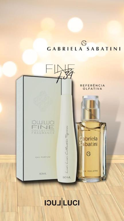 FRAGRÂNCIA FINE F34 50ML (INSPIRAÇÃO GABRIELA SABATINE)