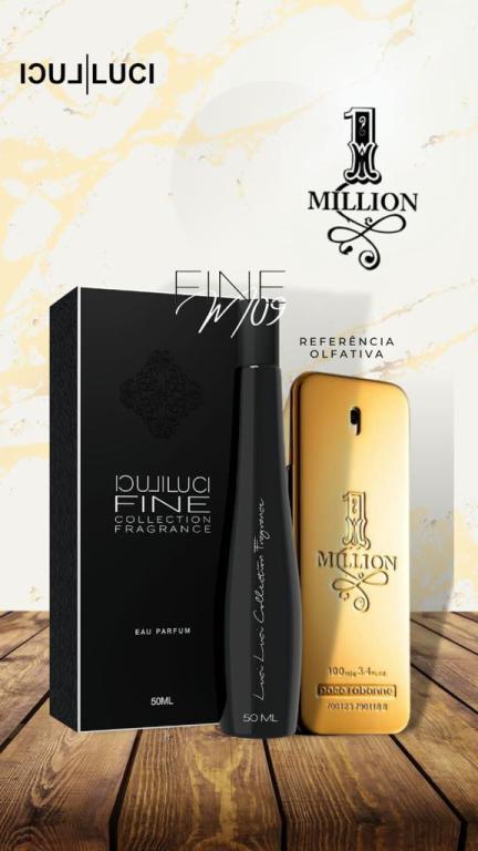 FRAGRÂNCIA FINE M09 50ML (INSPIRAÇÃO ONE MILLION)