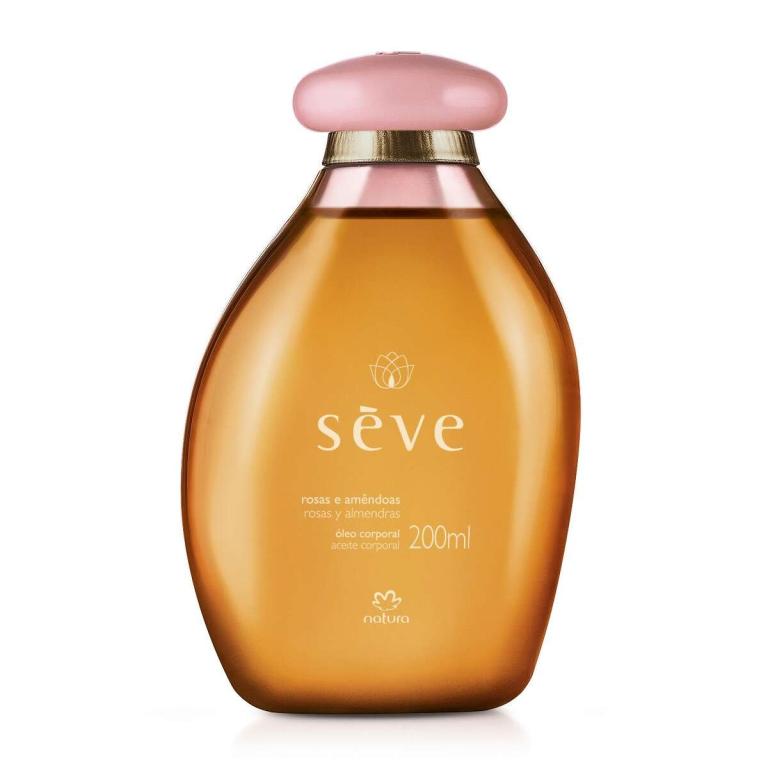 ÓLEO DESODORANTE CORPORAL SÈVE ROSAS E AMÊNDOAS 200ML