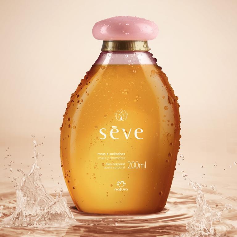 ÓLEO DESODORANTE CORPORAL SÈVE ROSAS E AMÊNDOAS 200ML