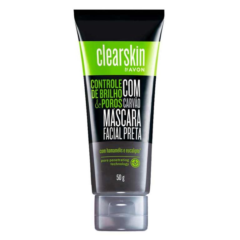 MÁSCARA FACIAL CLEARSKIN PRETA COM CARVÃO 50G