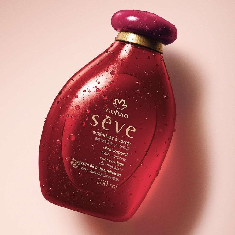 ÓLEO DESODORANTE CORPORAL SÈVE AMÊNDOAS E CEREJA 200ML