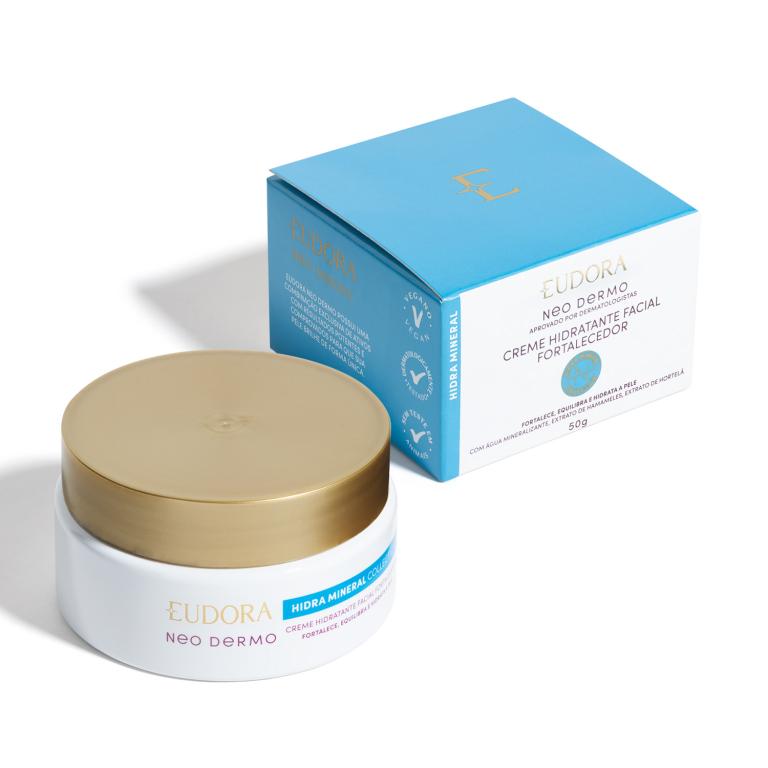CREME HIDRATANTE FACIAL FORTALECEDOR NEO DERMO HIDRA MINERAL COLLECTION 50G