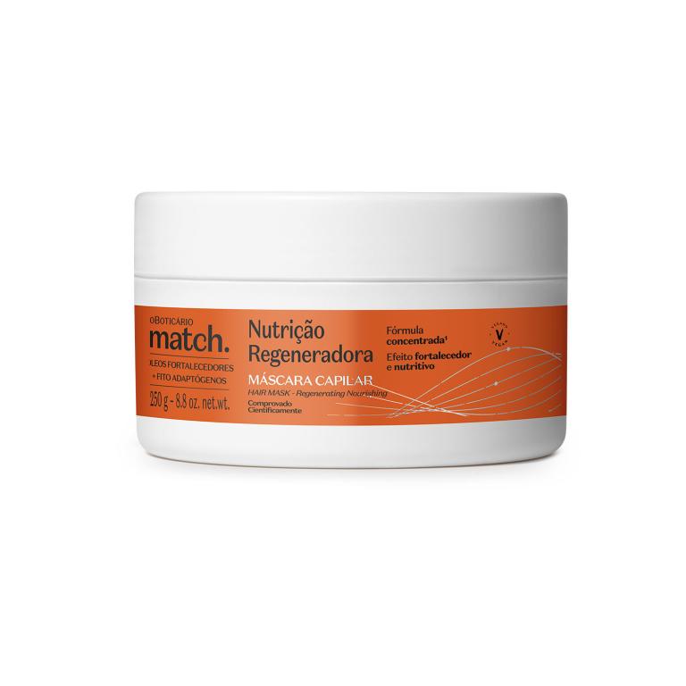 MÁSCARA CAPILAR MATCH NUTRIÇÃO REGENERADORA 250G