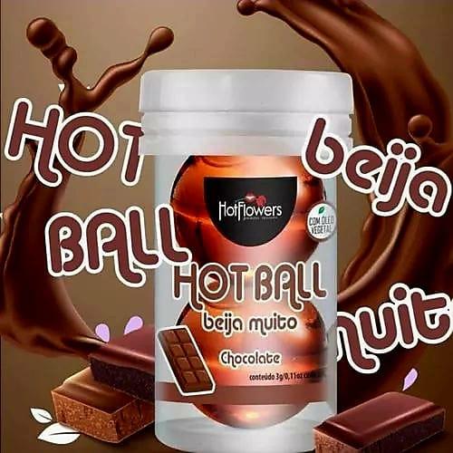 BOLINHA HOT BALL CHOCOLATE BEIJA MUITO COM 2 UNIDADES