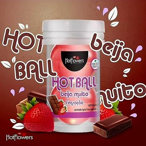 BOLINHA HOT BALL SENSAÇÃO BEIJA MUITO COM 2 UNIDADES