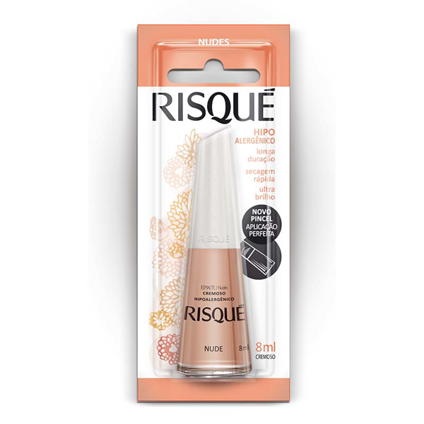 ESMALTE RISQUÉ CREMOSO NUDE BLISTER 8ML