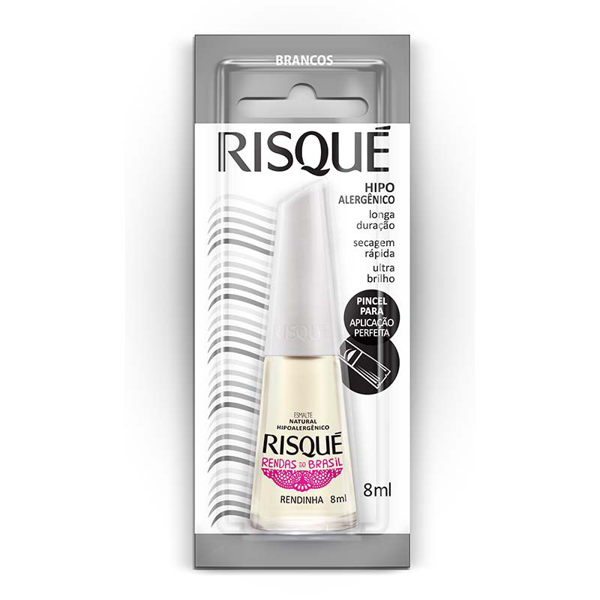 ESMALTE RISQUÉ NATURAL RENDAS DO BRASIL RENDINHA BLISTER 8ML