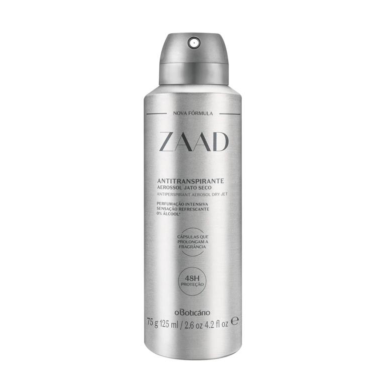 DESODORANTE ANTITRANSPIRANTE AEROSSOL ZAAD 75G/125ML