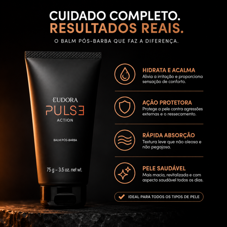 BALM PÓS-BARBA PULSE ACTION 75G