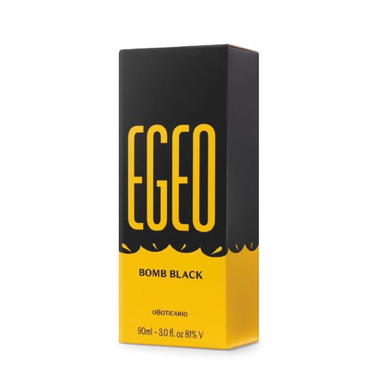 EGEO BOMB BLACK DESODORANTE COLÔNIA 90ML