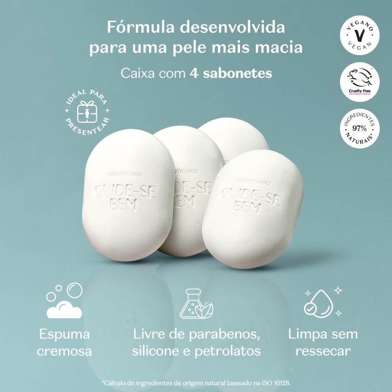 SABONETE EM BARRA CUIDE-SE BEM NUVEM 4X80G