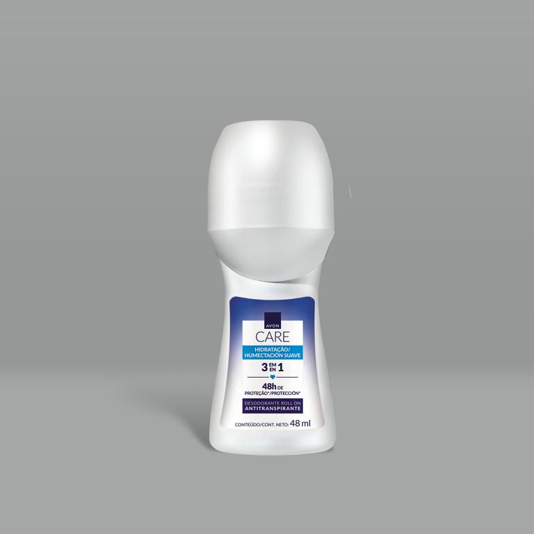 DESODORANTE ANTITRANSPIRANTE ROLL-ON CARE HIDRATAÇÃO SUAVE 48H 48ML