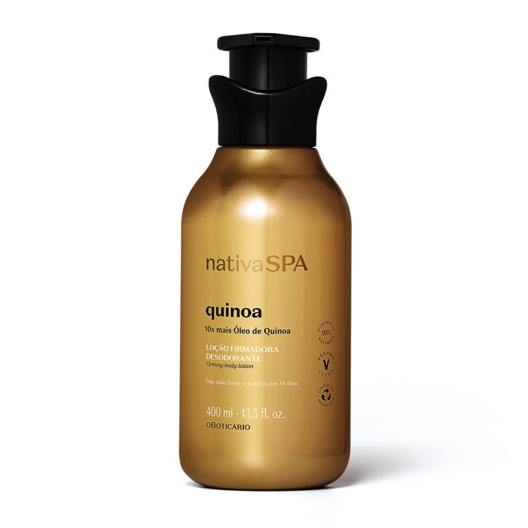 LOÇÃO FIRMADORA DESODORANTE CORPORAL NATIVA SPA QUINOA 400ML