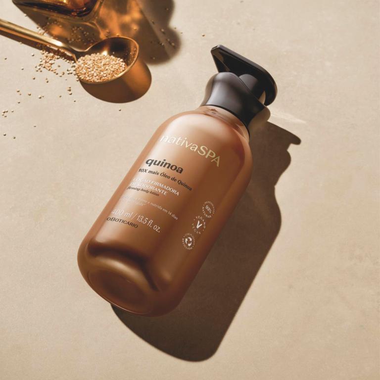 LOÇÃO FIRMADORA DESODORANTE CORPORAL NATIVA SPA QUINOA 400ML