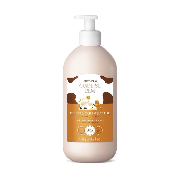 LOÇÃO HIDRATANTE DESODORANTE CORPORAL CUIDE-SE BEM DELEITE CARAMELIZADO 400ML