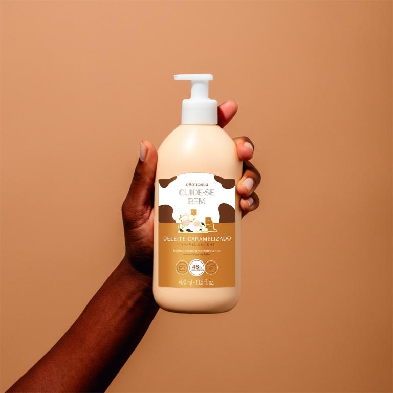 LOÇÃO HIDRATANTE DESODORANTE CORPORAL CUIDE-SE BEM DELEITE CARAMELIZADO 400ML