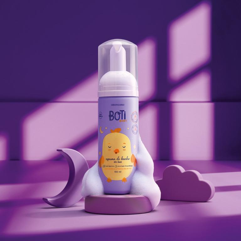 ESPUMA DE BANHO BOTI BABY LUA 150ML