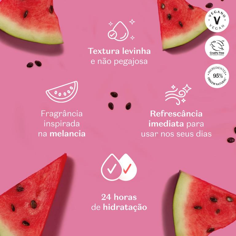 GEL DESODORANTE HIDRATANTE REFRESCANTE CUIDE-SE BEM MELANCIA 200G