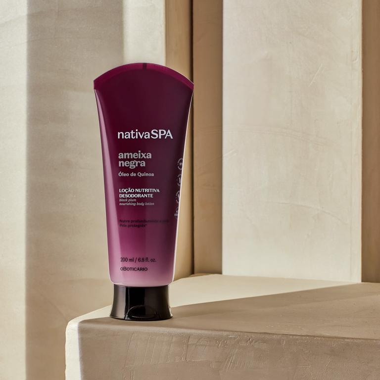LOÇÃO NUTRITIVA DESODORANTE CORPORAL NATIVA SPA AMEIXA NEGRA 200ML