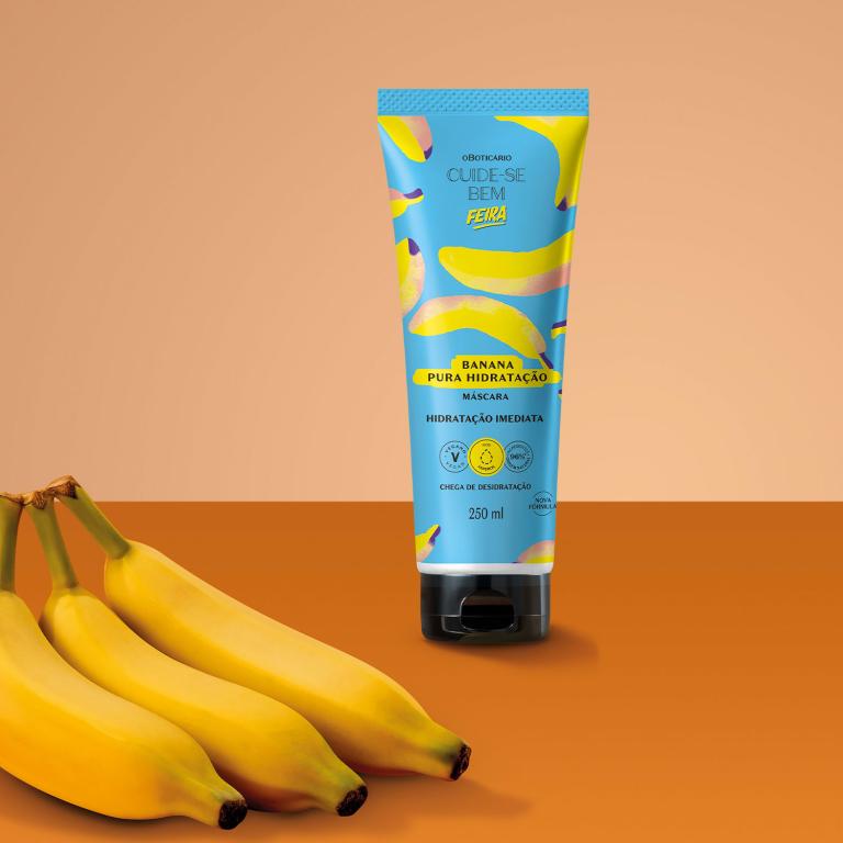 MÁSCARA CAPILAR CUIDE-SE BEM FEIRA BANANA 250ML