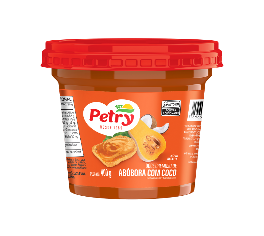 DOCE DE ABOBORA C/COCO PETRY 400G