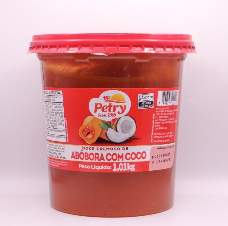 DOCE DE ABOBORA C/COCO PETRY 1,01KG