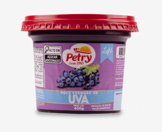 DOCE DE UVA PETRY LIGHT 400G