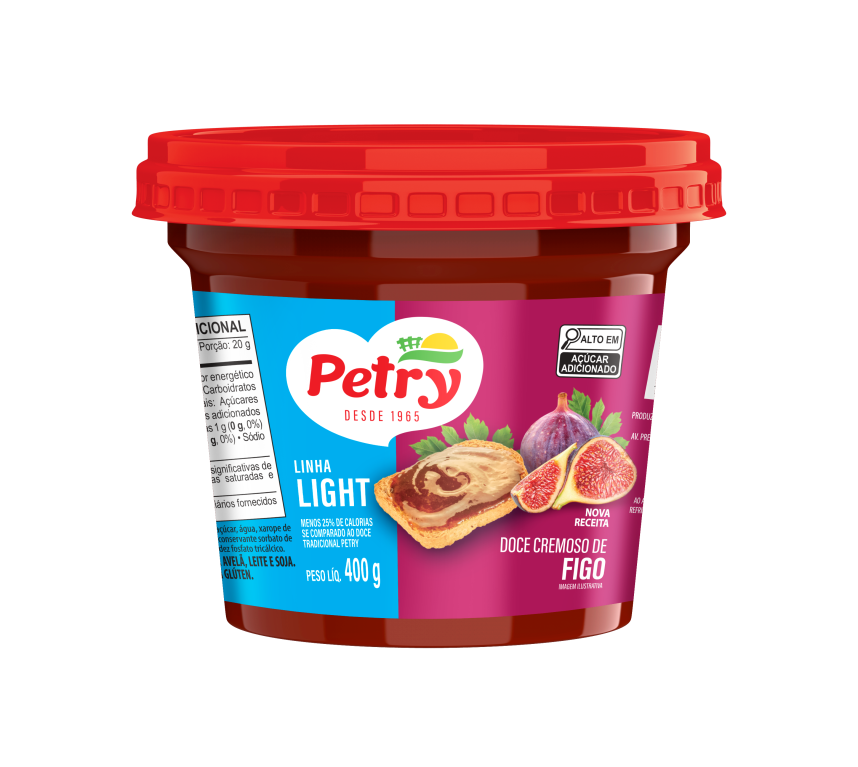 DOCE DE FIGO PETRY LIGHT 400G