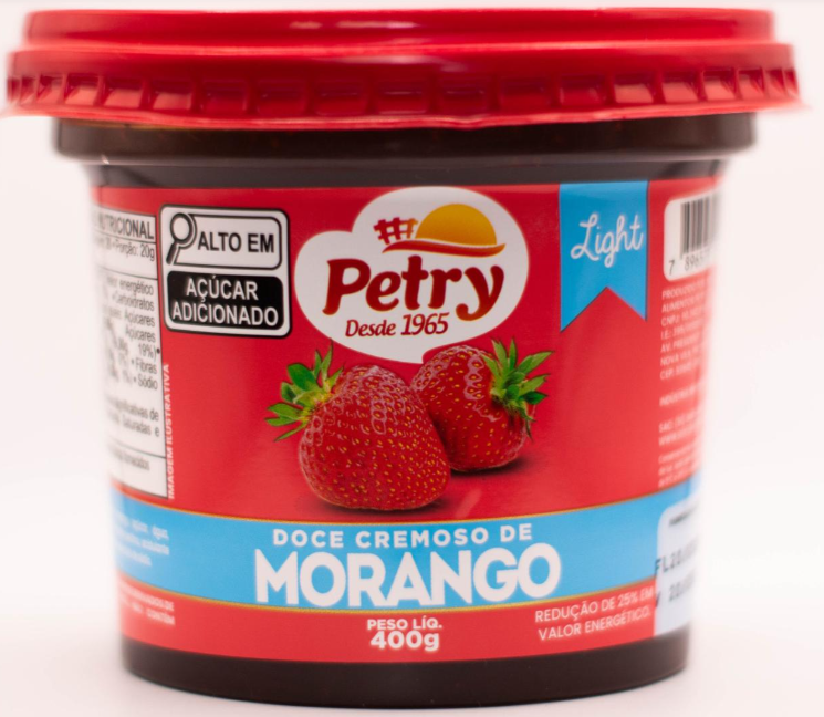 DOCE DE MORANGO PETRY LIGHT 400G
